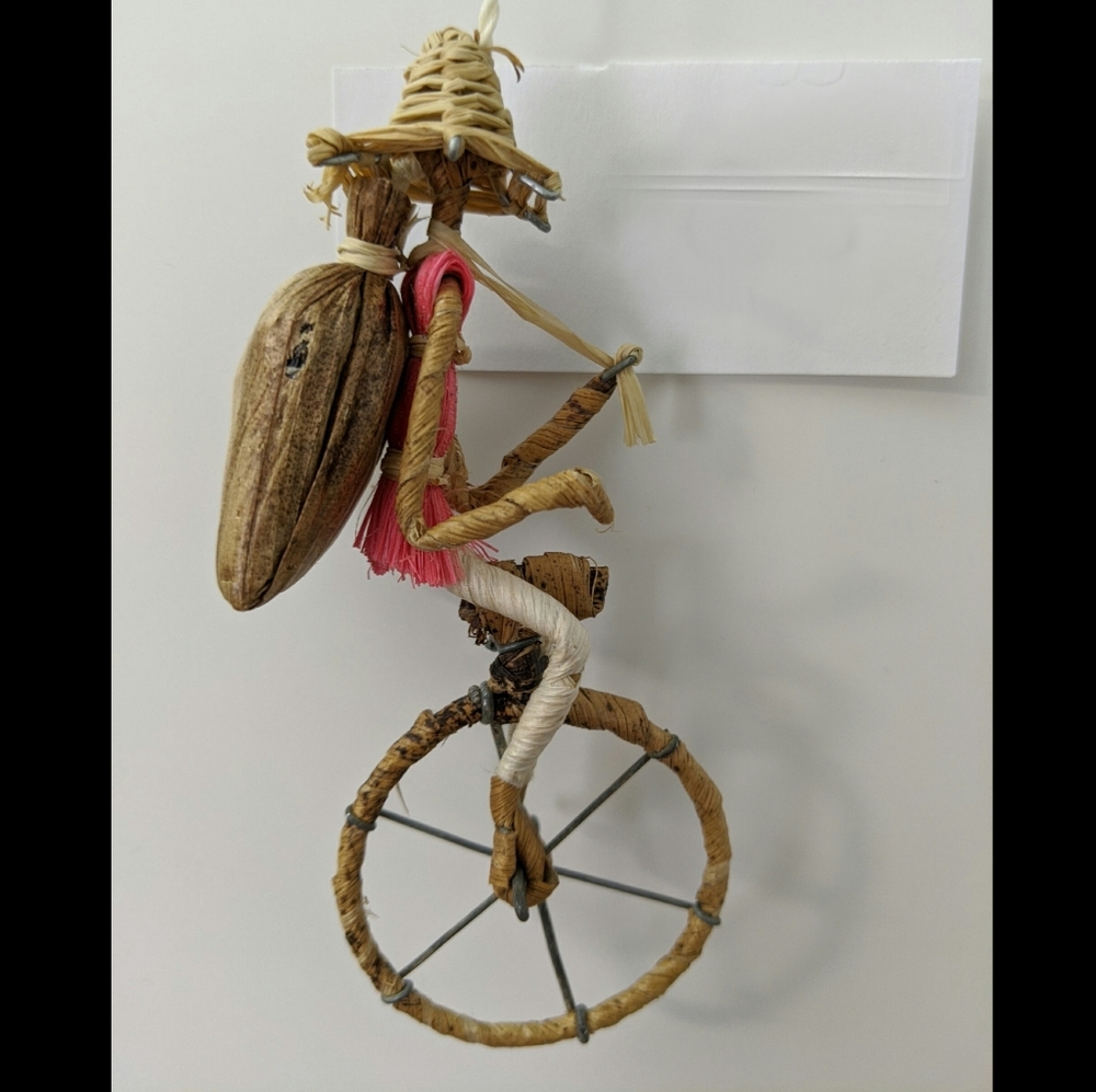 Unicycle Figurine Handmade in Kenya